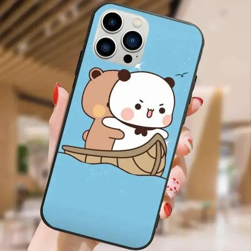 Bubu & Dudu Peach & Goma Iphone Cases - DuduBubuShop.com