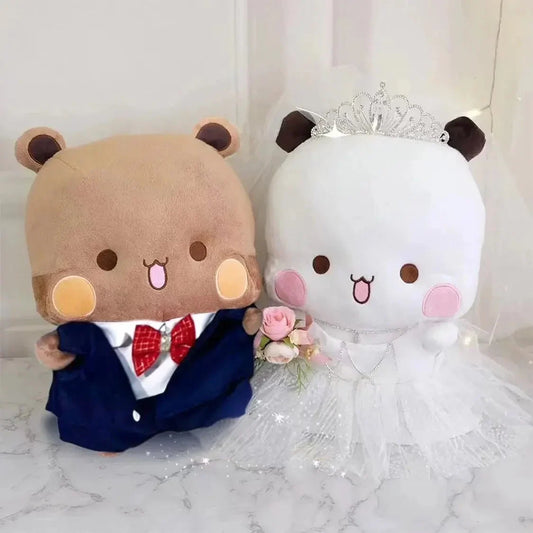 Wedding Dudu and Bubu plushies for a Bubu Dudu anniversary