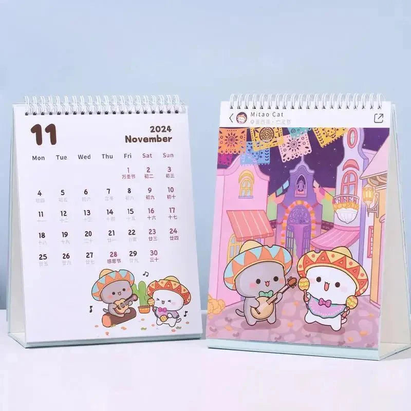 2024 New Limited Edition Calendar Peach and Goma - DuduBubuShop.com
