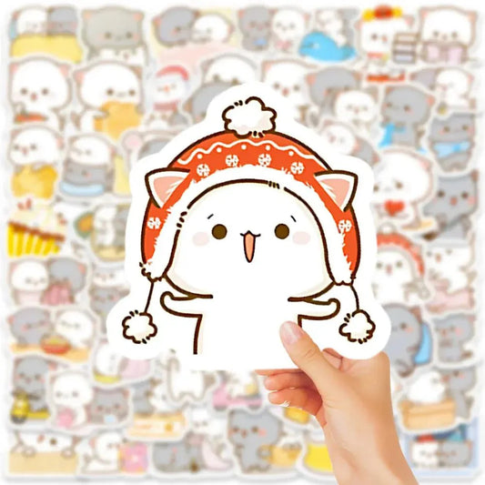 60PC Peach & Goma Sticker Set - DuduBubuShop.com