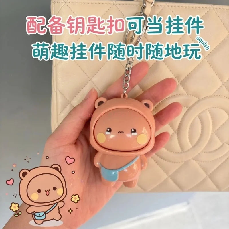 Official Original Panda Bubu And Yier Face Changing Doll，Cute Panda Bubu And Dudu Cartoon Face Changing Keychain Pendant Doll Dudububushop.com
