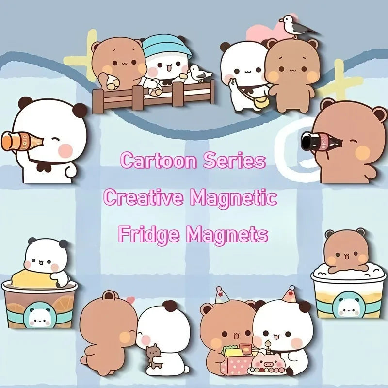 Bubu and Dudu creative cartoon fridge magnets collection