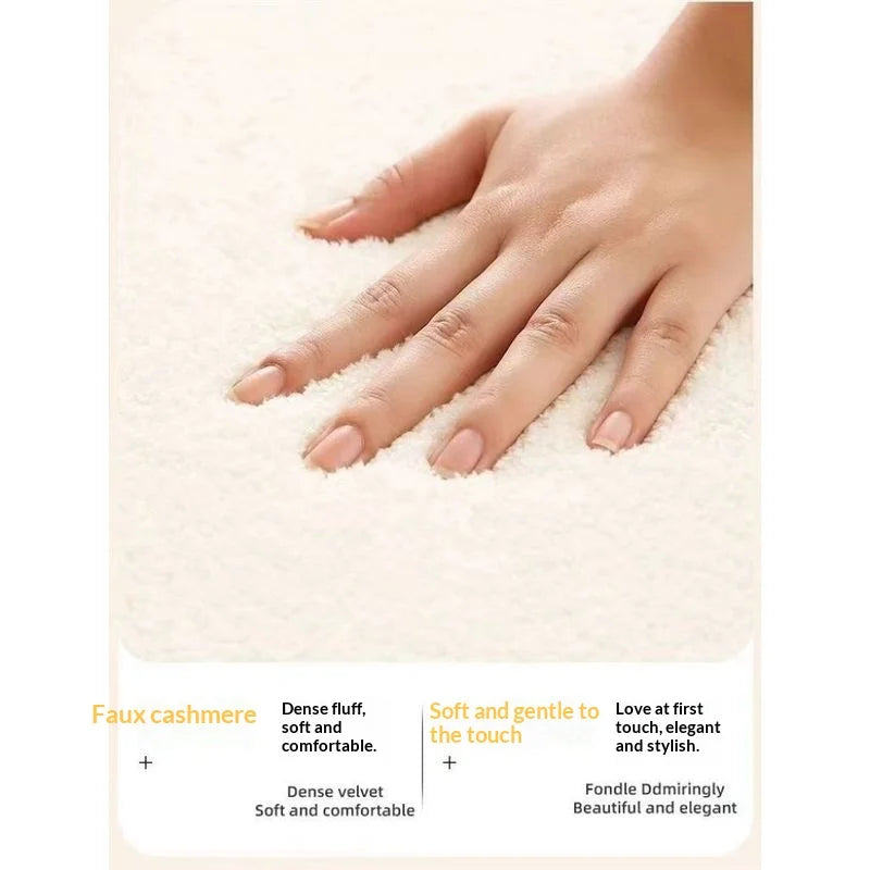 Soft plush surface of the Bubu and Dudu rug