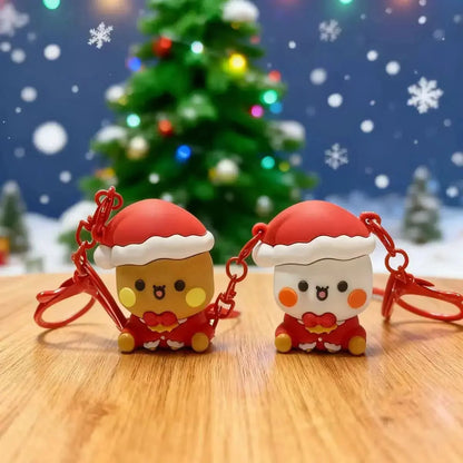 Bubu and Dudu Christmas Keychain Pair - DuduBubuShop.com