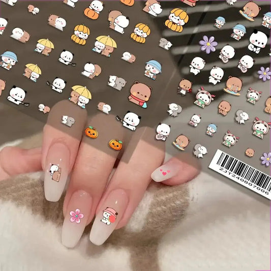 Bubu and Dudu nail art stickers - DuduBubuShop.com