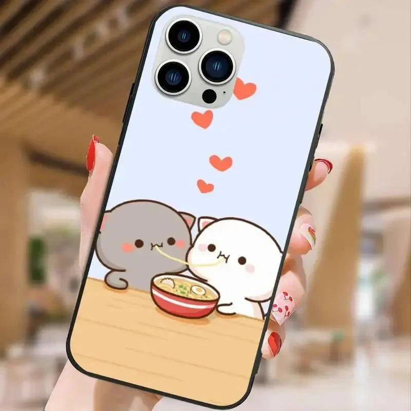 Bubu & Dudu Peach & Goma Iphone Cases - DuduBubuShop.com