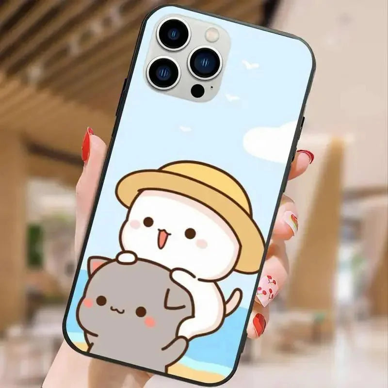 Bubu & Dudu Peach & Goma Iphone Cases - DuduBubuShop.com