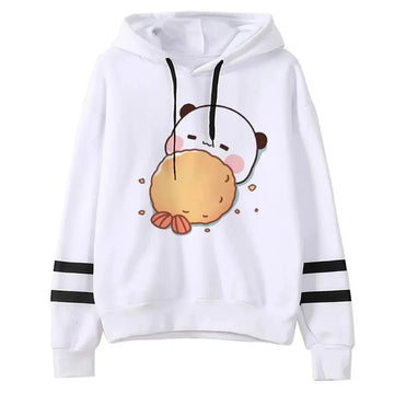 Official Bubu and Dudu Women's Hoodie | Cute Panda & Bear