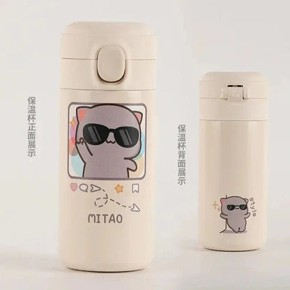 Cute Stainless steel Dudu and Bubu Peach and Goma Bottles and Cups - DuduBubuShop.com