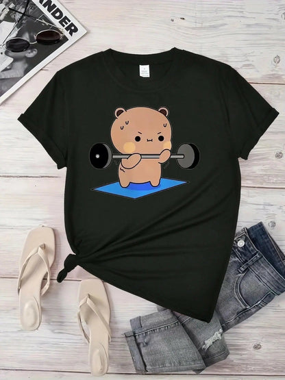 Dudu & Bubu Womens Gym T-Shirt - DuduBubuShop.com