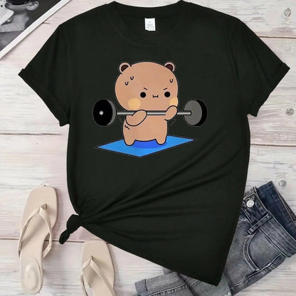Dudu & Bubu Womens Gym T-Shirt - DuduBubuShop.com