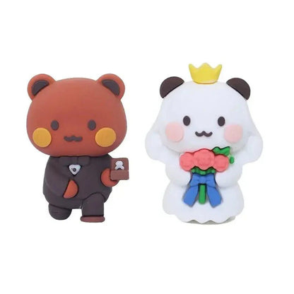 Hot Bubu and Dudu Panda Bear Figure Doll Wedding Figurine Kawaii Action Toy Collection Ornaments for Fans Girls Children Gift - DuduBubuShop.com