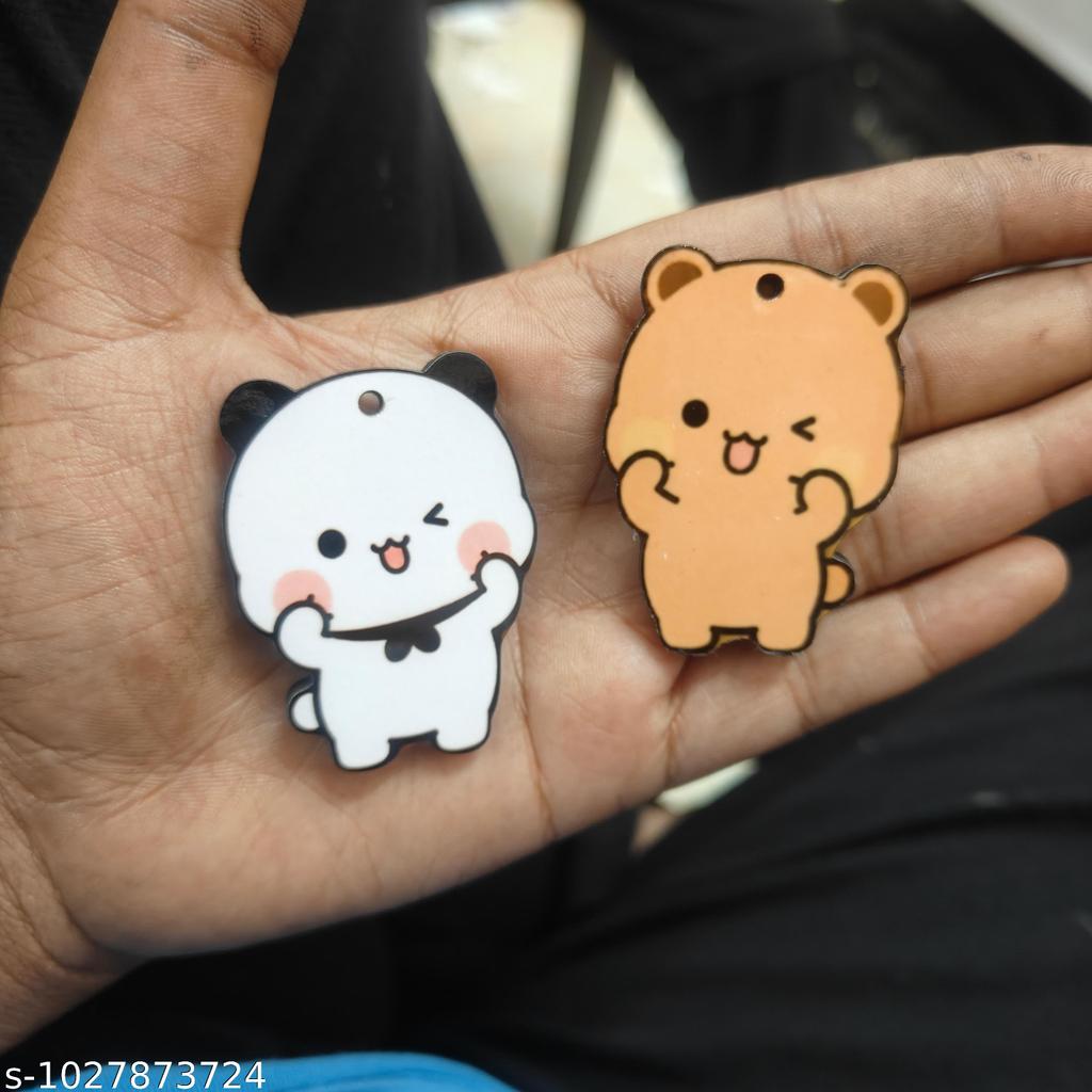 Bubu Dudu wink keychain close up