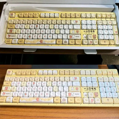 Official Original Panda Bubu And Dudu Keyboard And Mouse - Panda Bubu And Yier Cartoon Keyboard Mouse ,Cute Festival Gift - DuduBubuShop.com