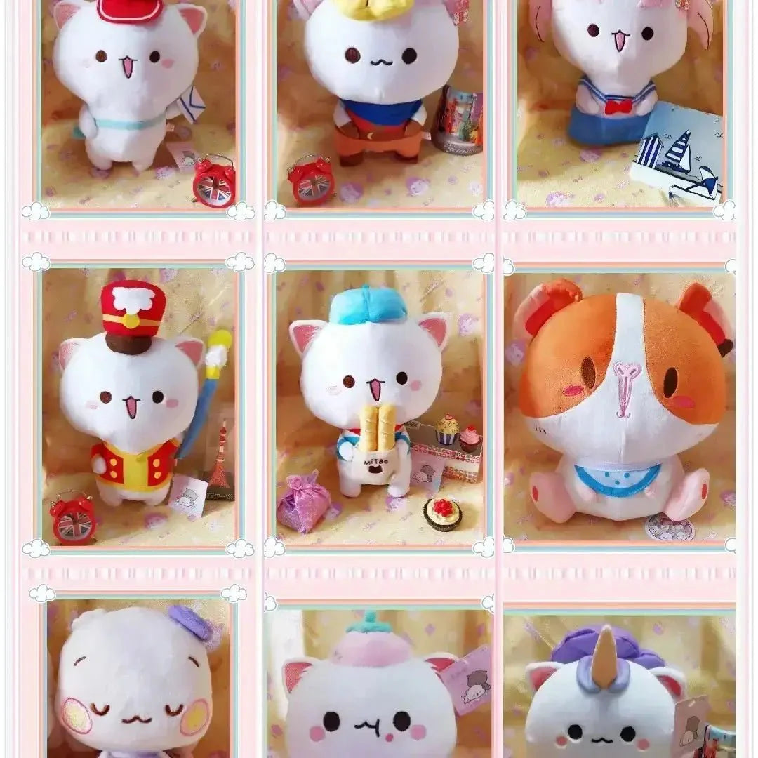 Peach and Goma Cat Plushies - DuduBubuShop.com