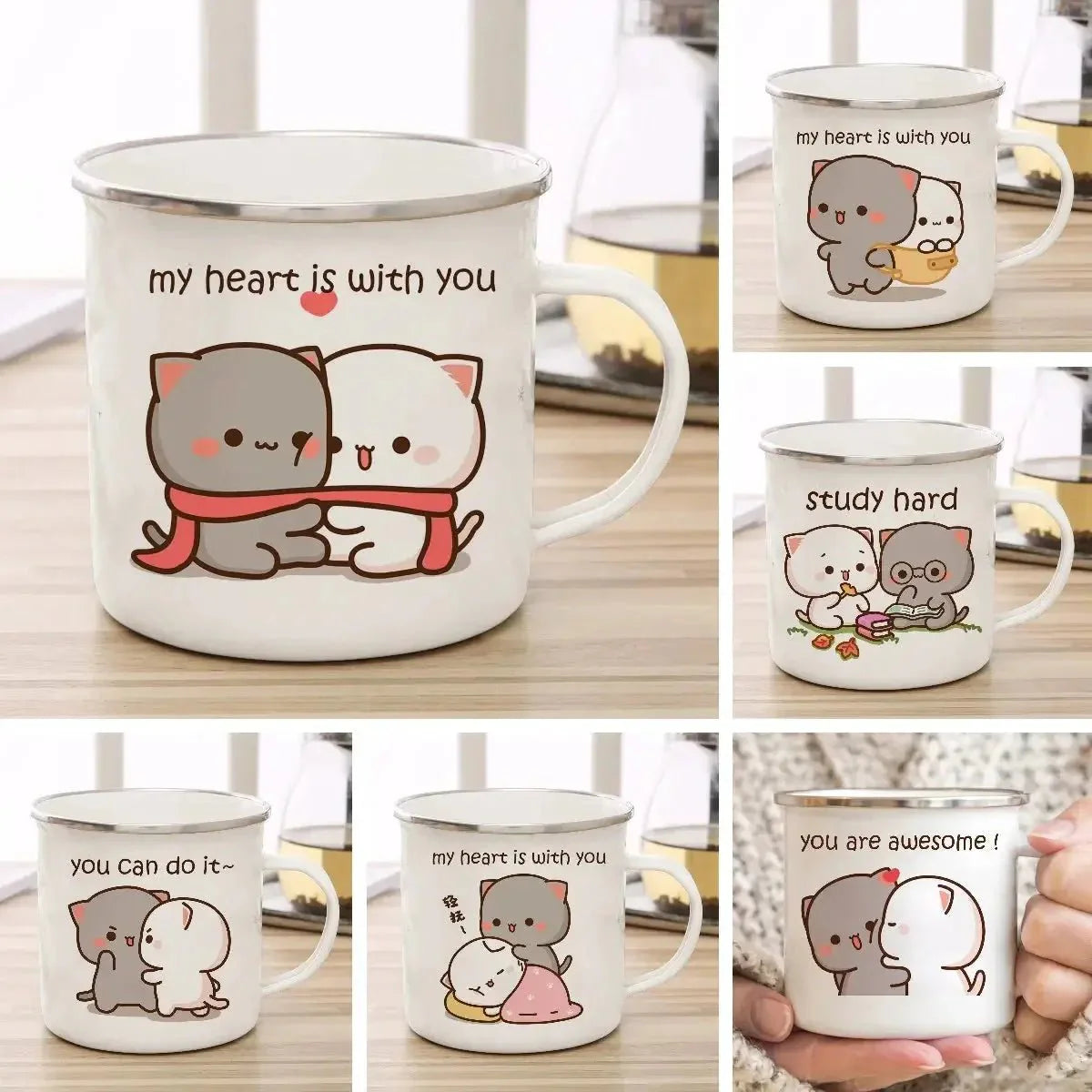 Peach And Goma Cup - DuduBubuShop.com