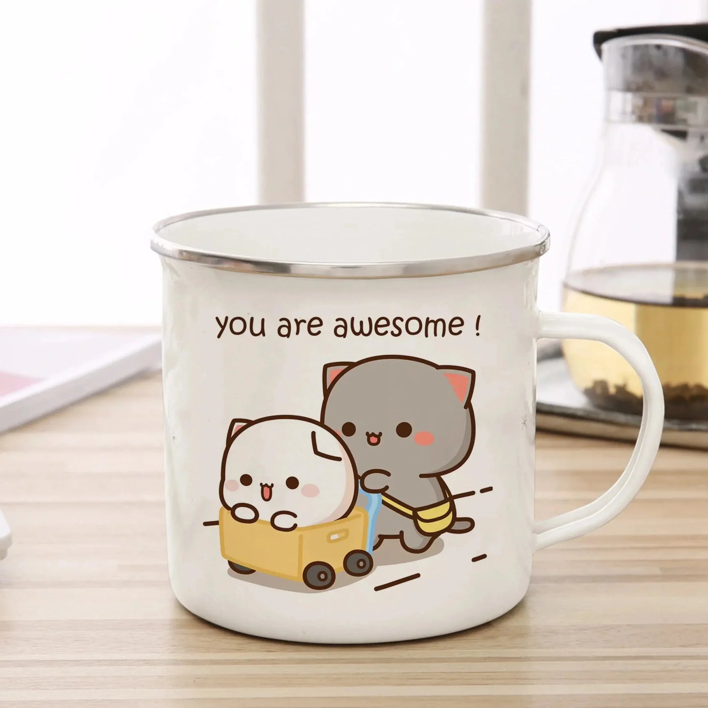 Peach And Goma Cup - DuduBubuShop.com
