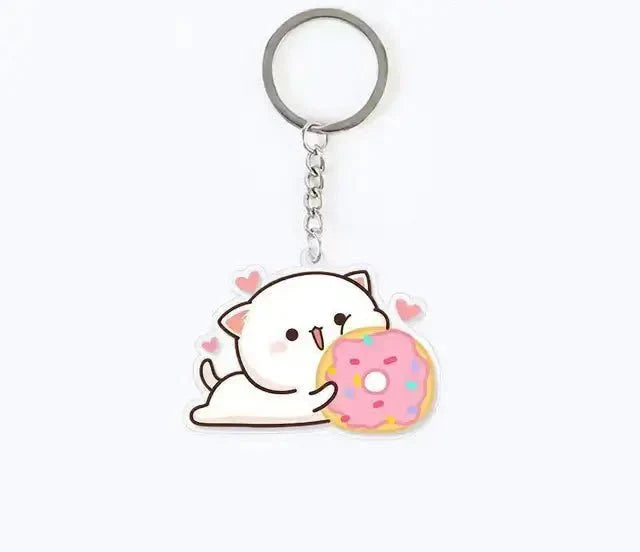 Peach and Goma Keychains - DuduBubuShop.com