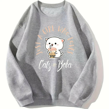 Peach & Goma Drinking Boba Tea - DuduBubuShop.com