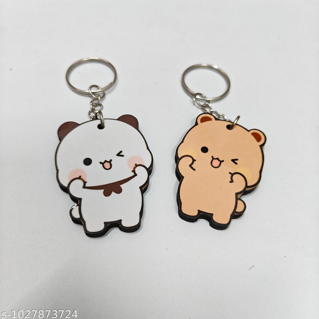 Dudu Bubu wink couple keychain set of 2 India