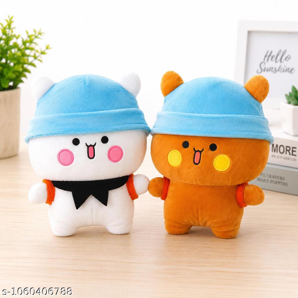 Bubu Dudu soft toy set bear and panda plush pair India