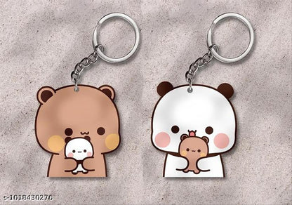 Cute Dudu Bubu keychain premium couple keyring India