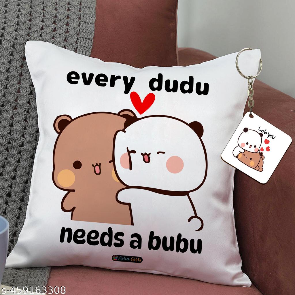 Bubu Dudu cushion Every Dudu needs a Bubu 12x12 India